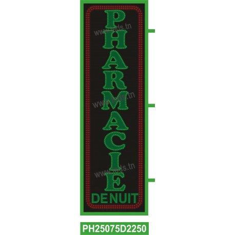 Drp 2,5M pharmacie + de nuit lettre cooper et 2C